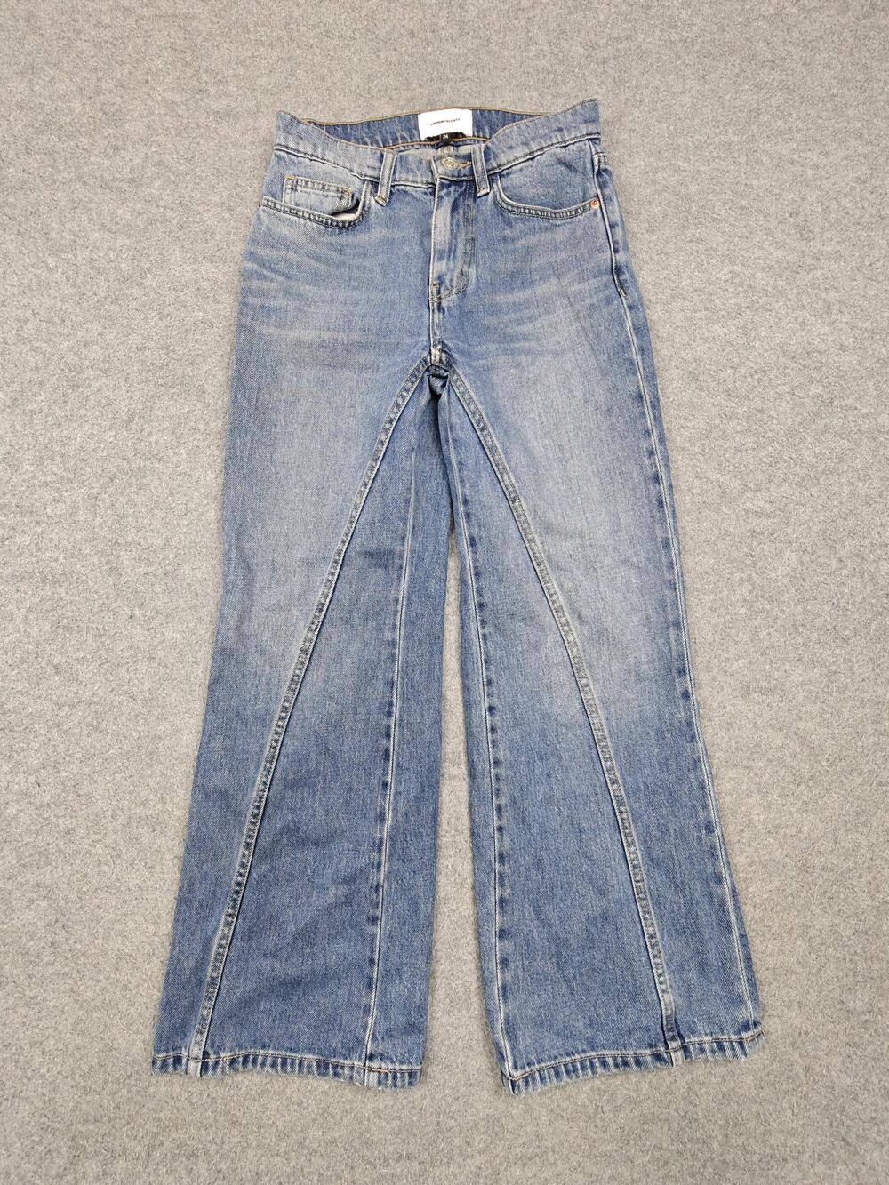 Current Elliott Jeans Womens 24 Blue Light Wash Flared High Rise 25 Inseam